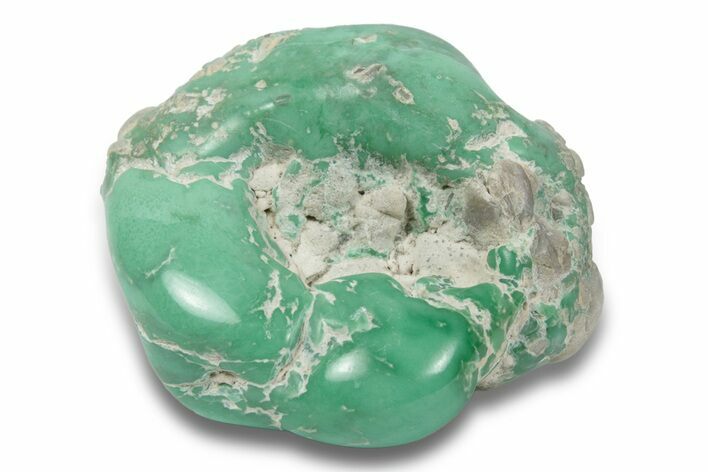 Polished Pastel Green Variscite Stone - Amatrice Hill, Utah #248374